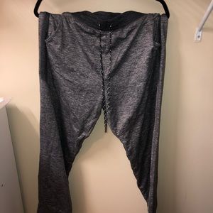 Gray joggers